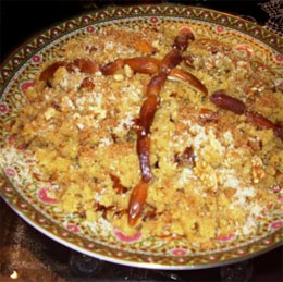 cuisine marocaine - recette marocaine du couscous aux fruits secs